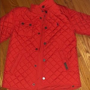 Orange Polo jacket
